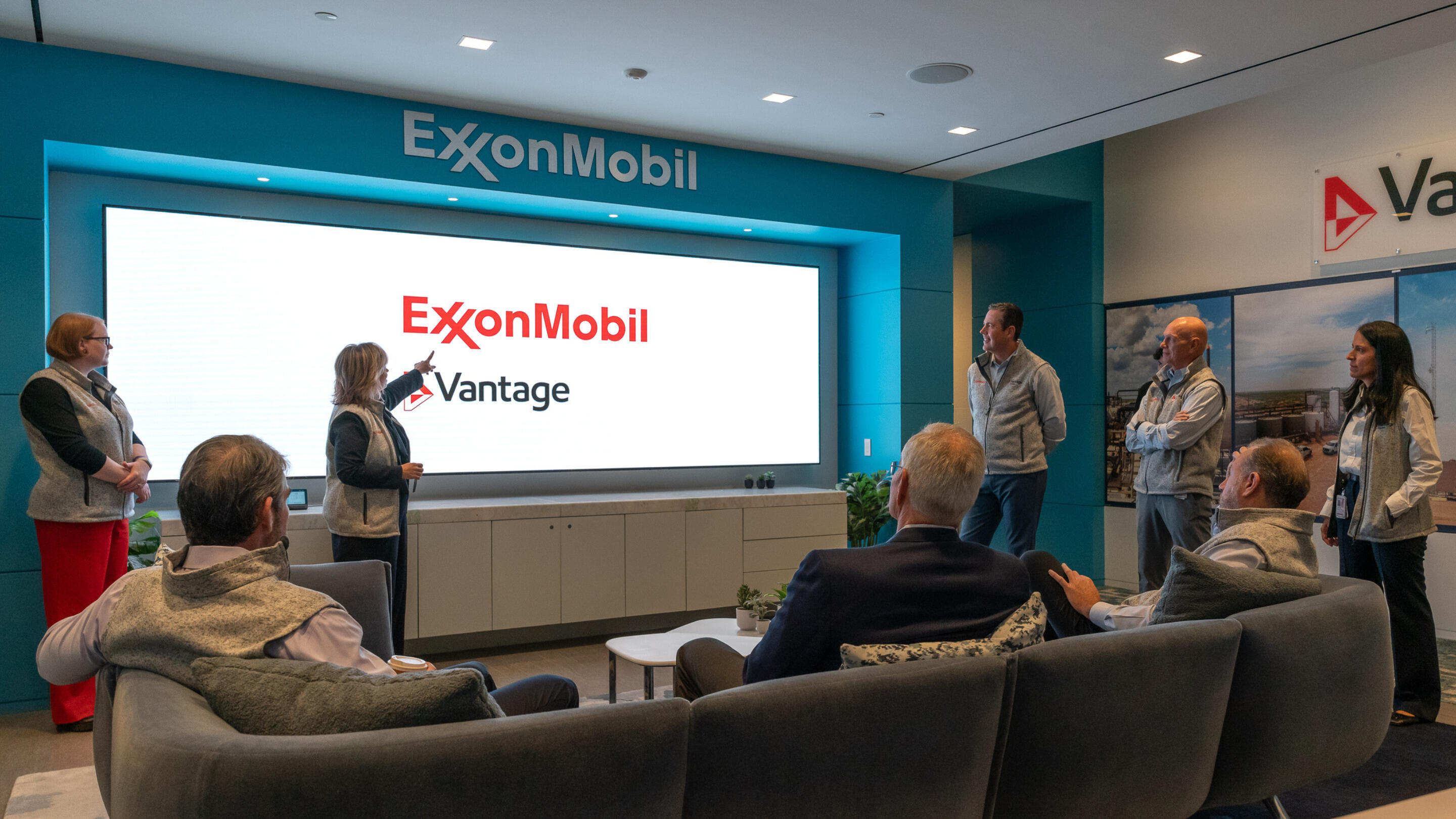 ExxonMobil unveiled Vantage – a world-class, centralized operations and surveillance center.