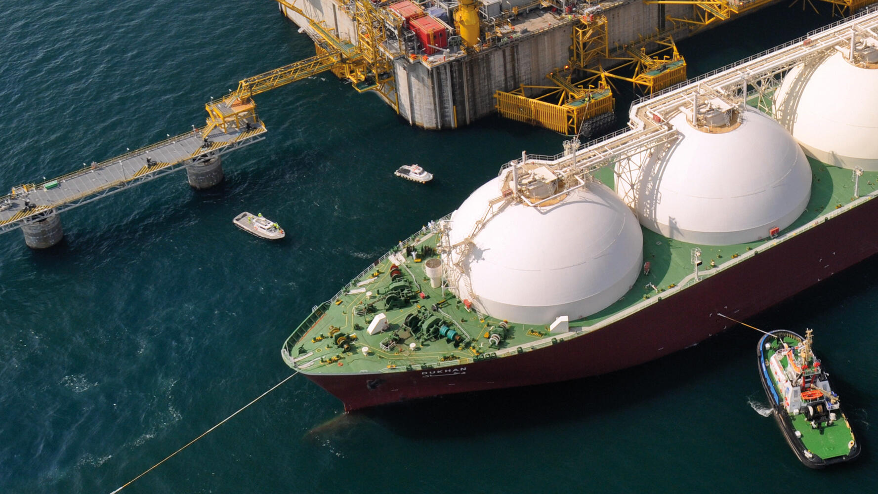 LNG cargo delivey to Adriatic terminal