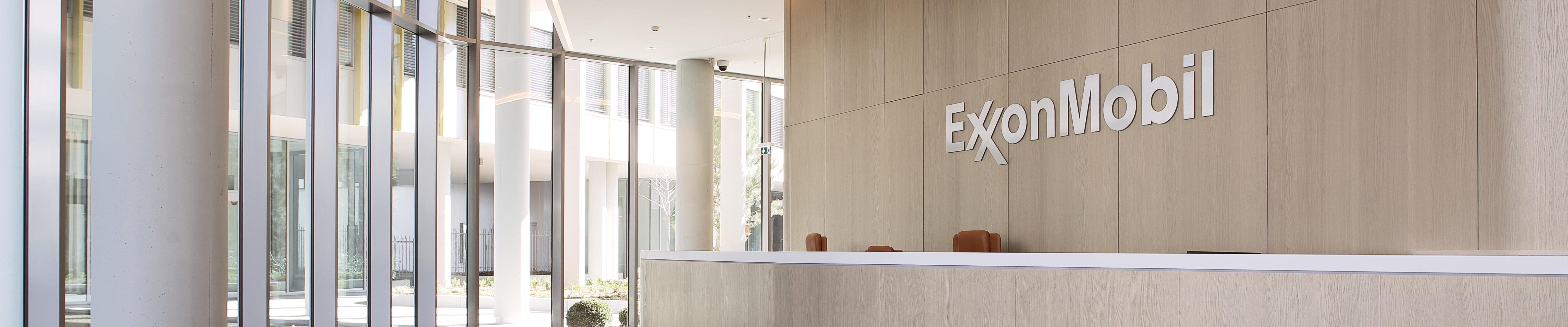 Front desk in ExxonMobil office