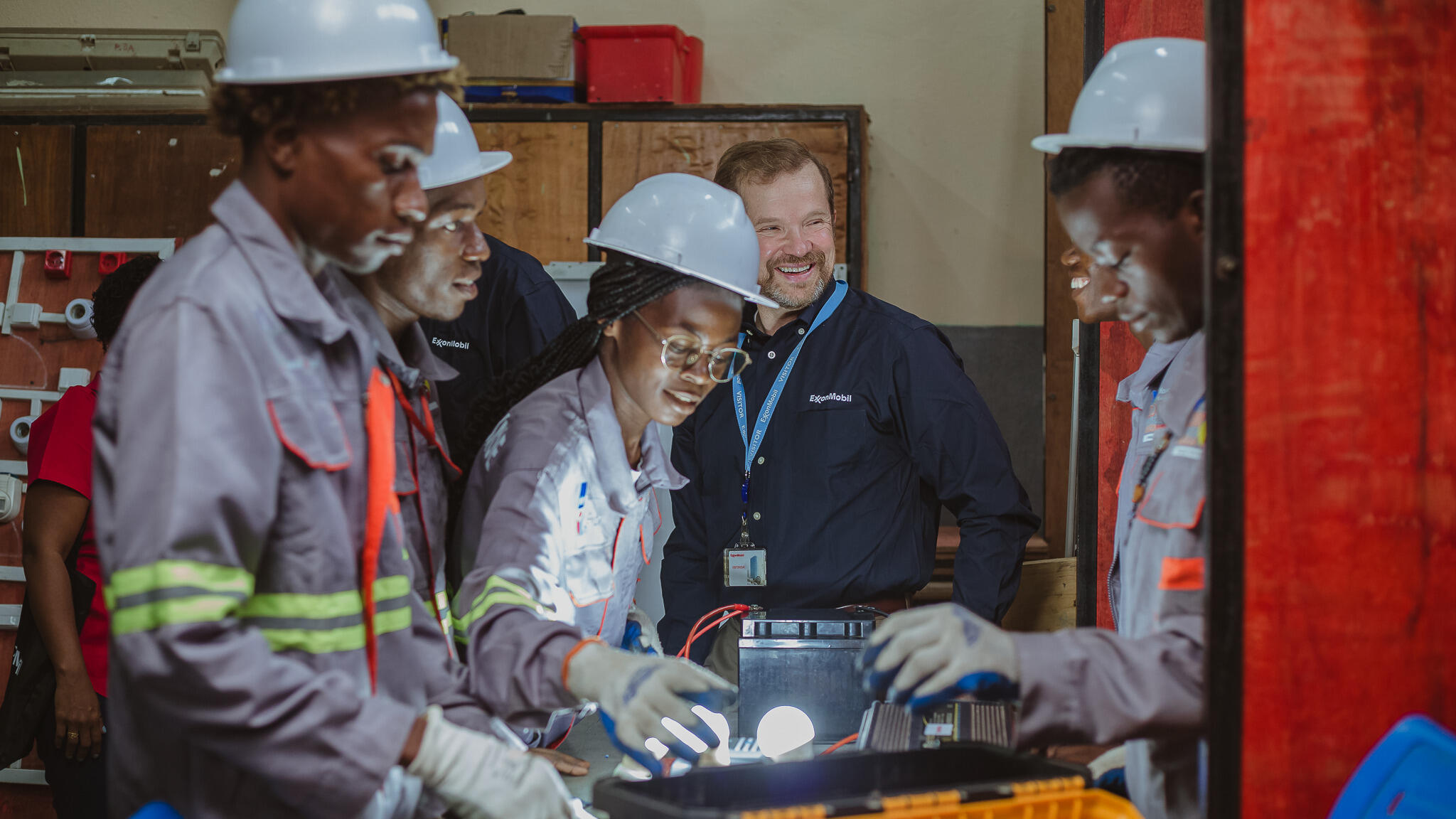 ExxonMobil provides vocational training for those in the Angolan communities