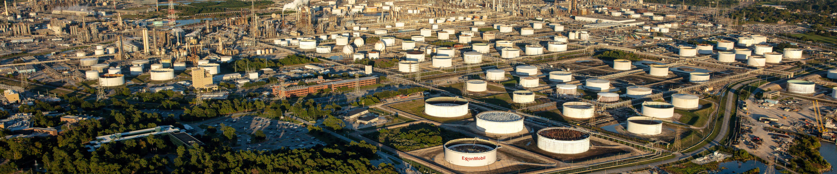 Aerial view of Baytown facility.
