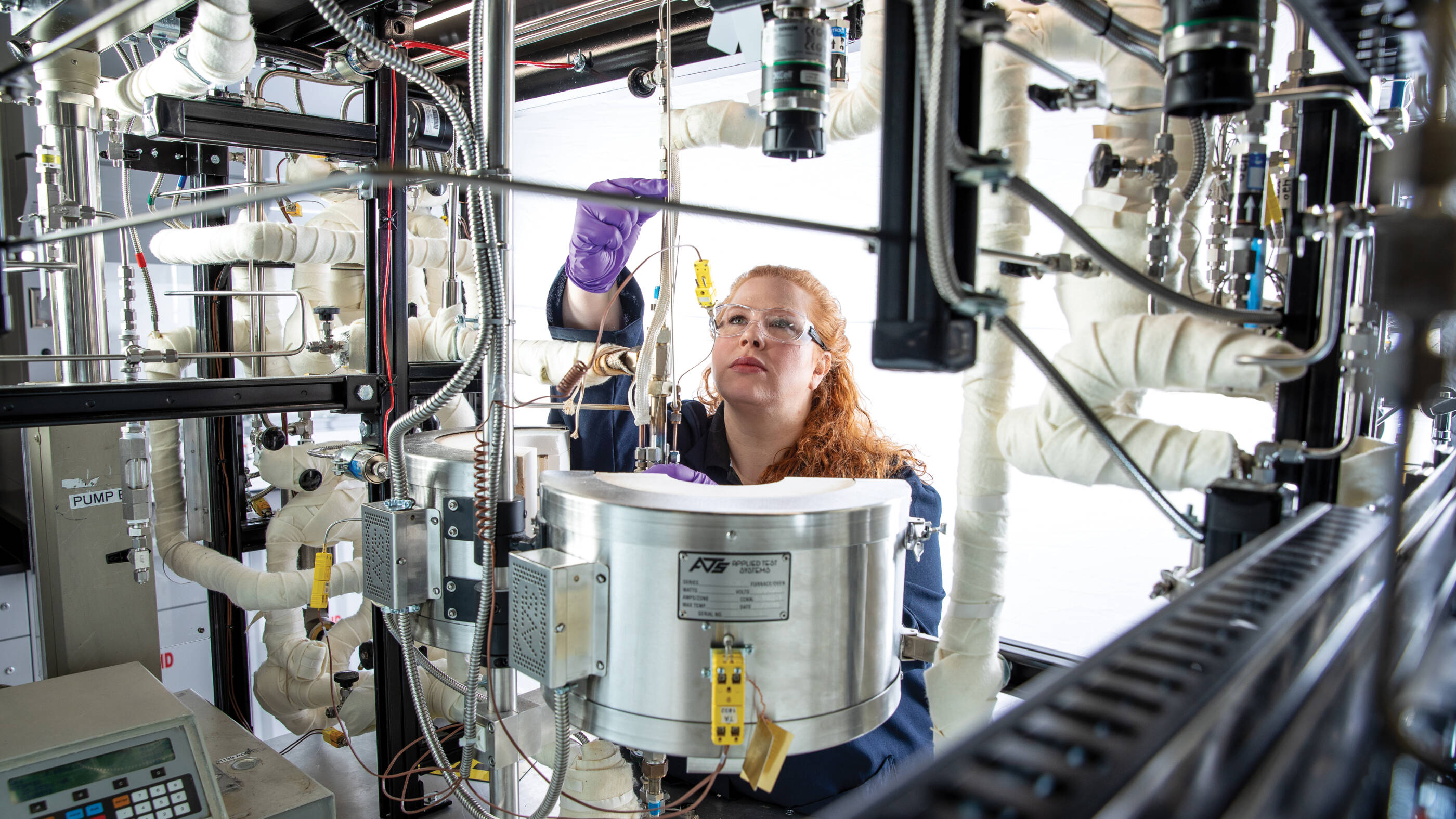 Scientist working in a lab