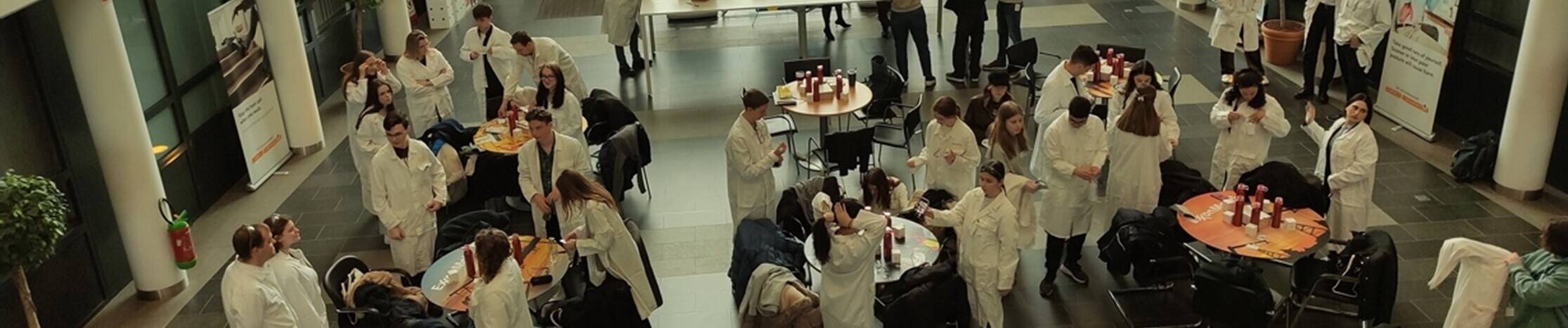 Teamwork and brainstorming at the 2024 Sci-Tech Challenge