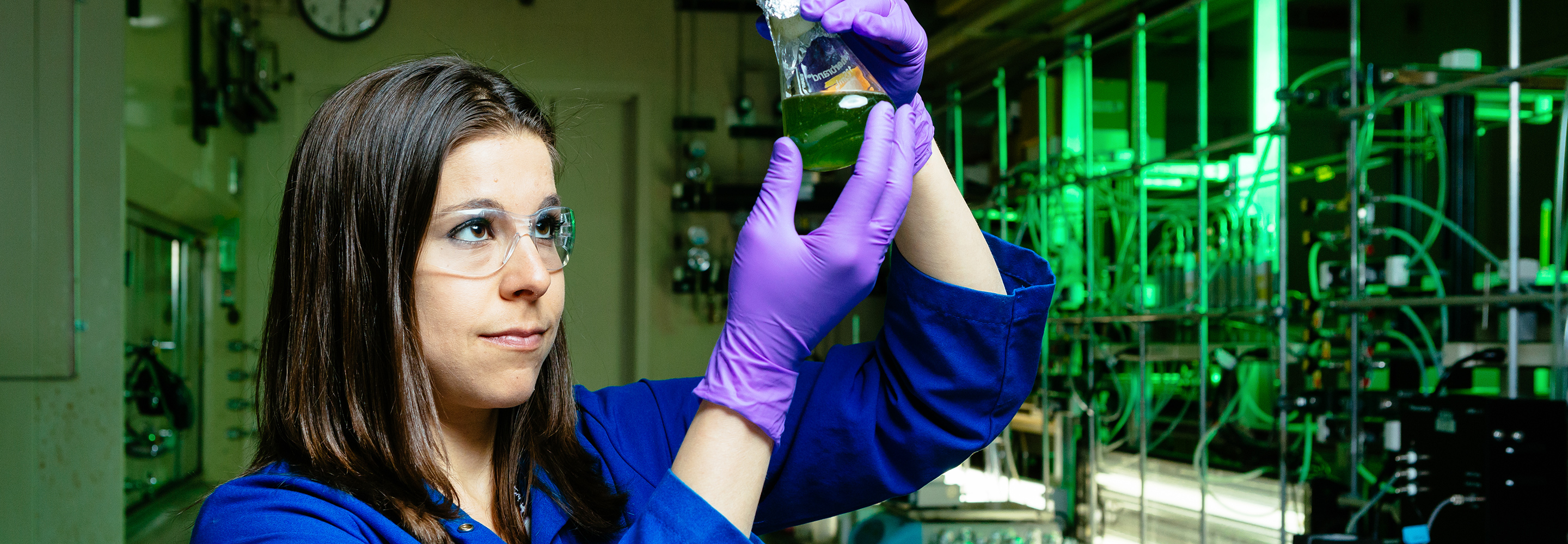 ExxonMobil scientist Megan Ruhmel in the lab