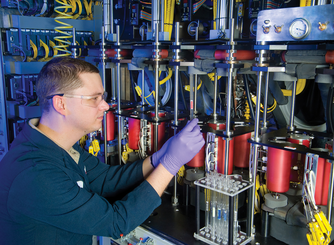 ExxonMobil scientist in the lab