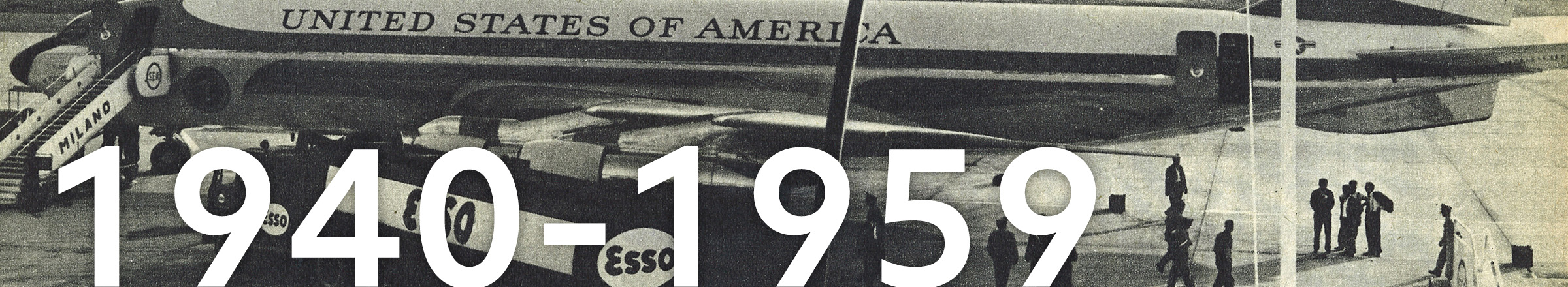 1940 - 1959 key dates in history banner