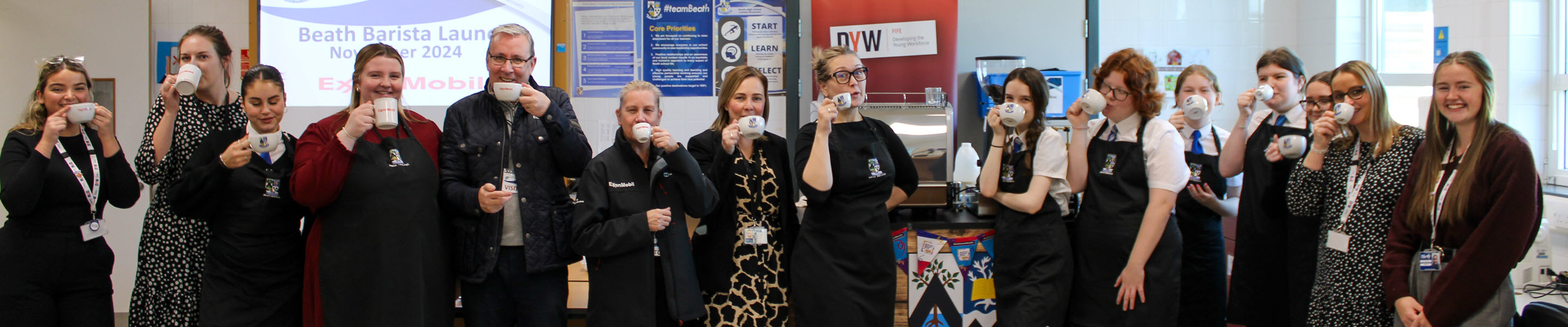 Beath High School participants in new hospitality course