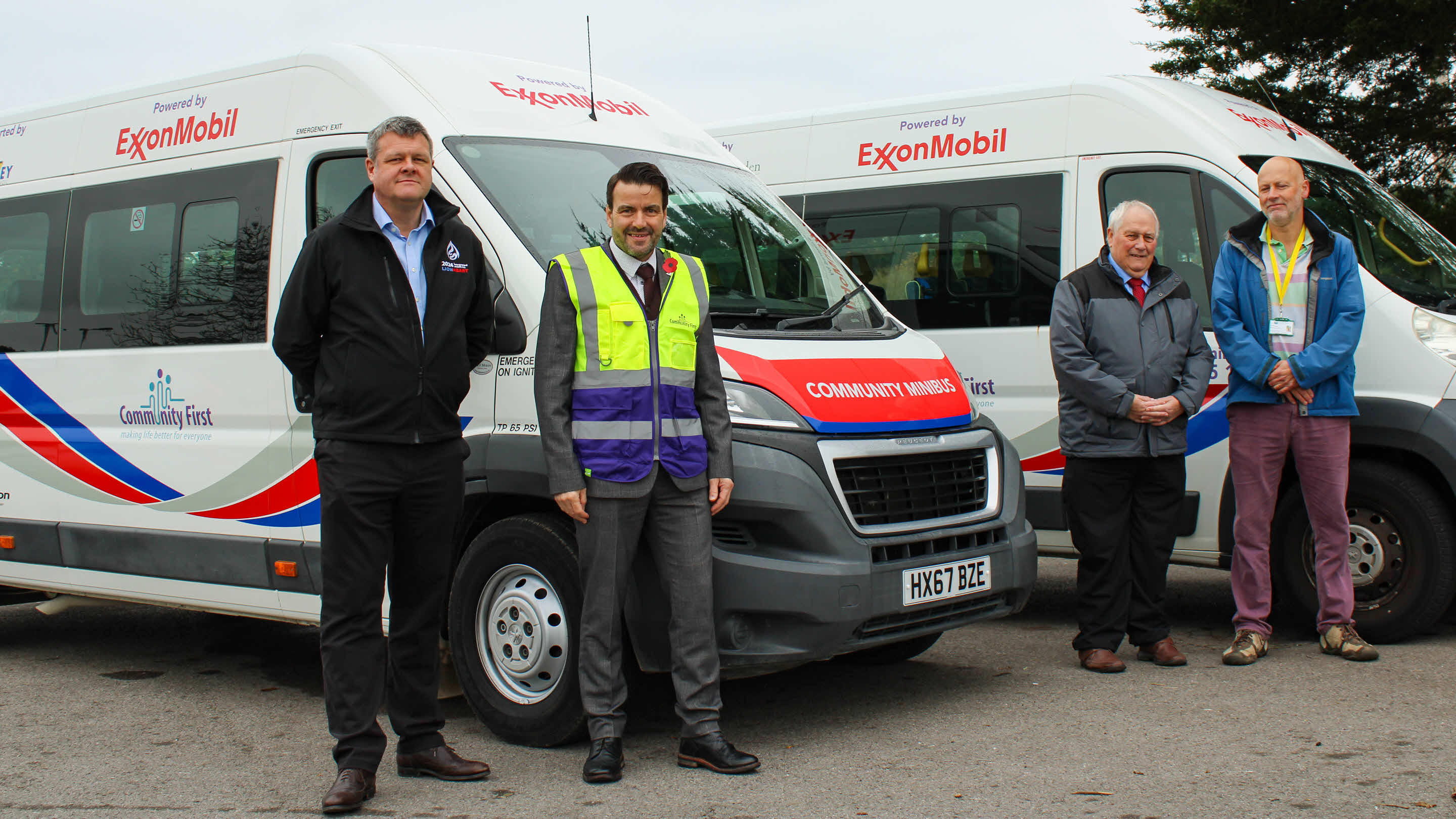 minibuses funded to serve the communities of Fawley Parish Council and Hythe Parish Council